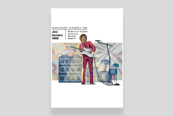 Poster Jimi Hendrix Marcello Geppetti